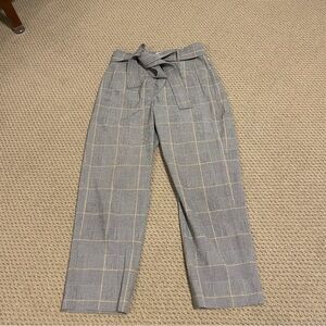 Aritzia wilfred size 8 trousers work pants front tie pants